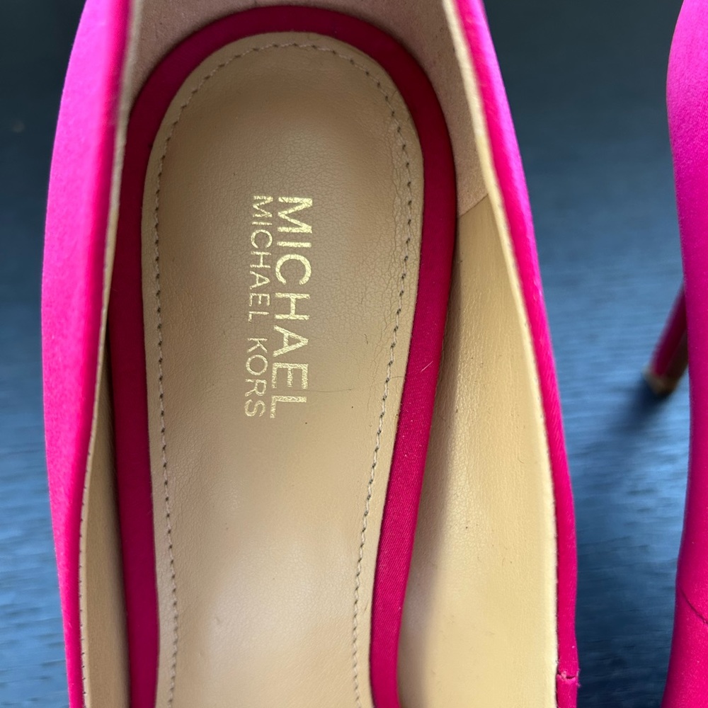 Michael Kors Hot Pink Stiletto Pumps size 7 - Picture 8 of 10